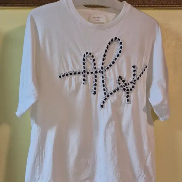 [BUNJANG] LATT by LATT White Blati T-Shirt / LATT 래트바이티 (한섬) 화이트 블라티셔츠