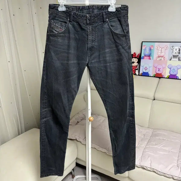 [BUNJANG] Diesel KRAYVER Black Washed Slim Fit Jeans - Size 30 / [30]디젤청바지 KRAYVER