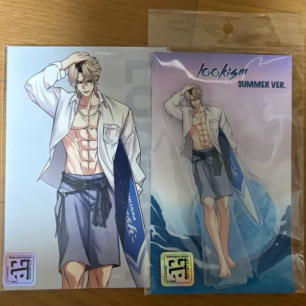 [BUNJANG] Na Jae-gyeon Acrylic Standee & Postcard Set / 나재견 굿즈 팔아용