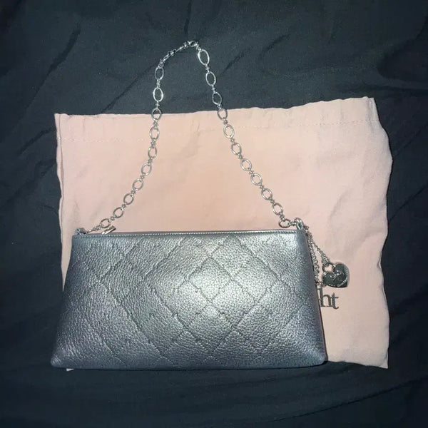 [BUNJANG] 쓰리타임즈 Bibi chain bag silver 비비체인백 실버 / 쓰리타임즈 Bibi chain bag silver 비비체인백 실버