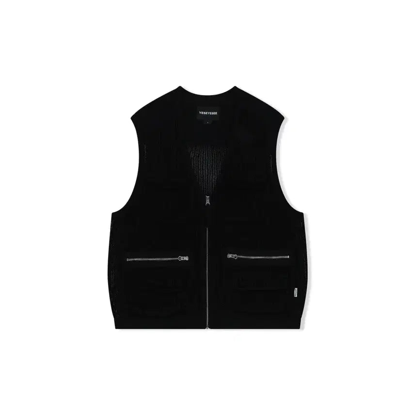 [BUNJANG] YESIC (Yes I See) Knit Vest Black XL / (새상품)예스아이씨 니트 베스트 블랙 XL