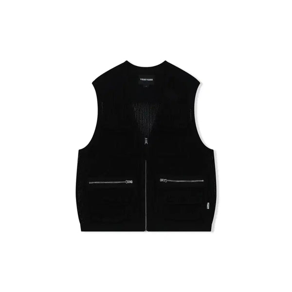 [BUNJANG] YESIC (Yes I See) Knit Vest Black XL / (새상품)예스아이씨 니트 베스트 블랙 XL