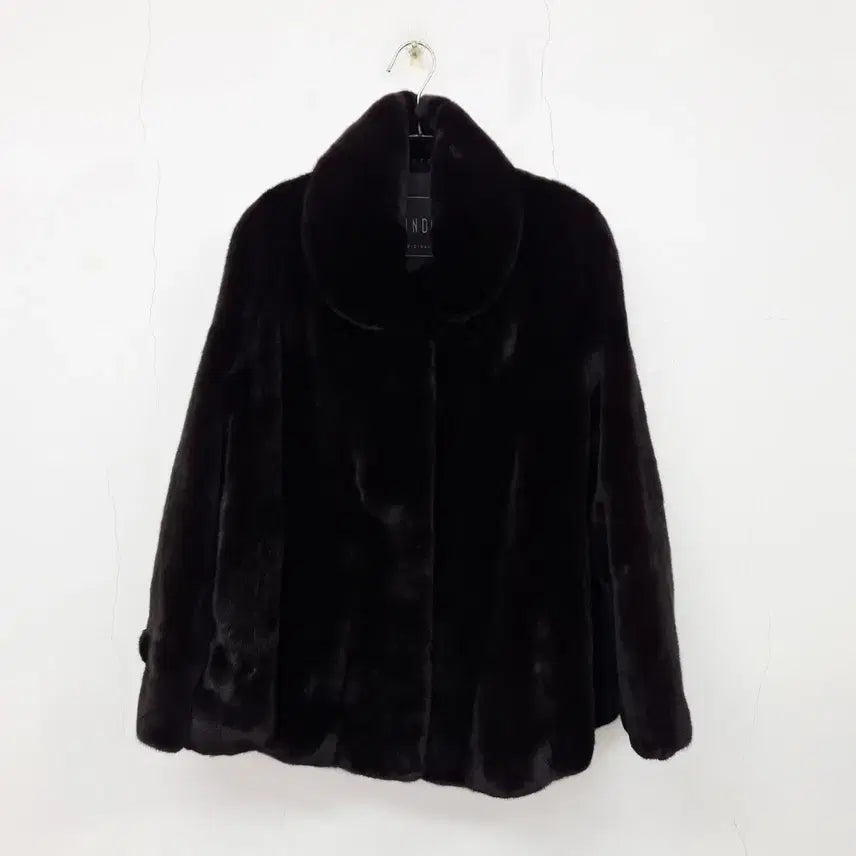 [BUNJANG] Jindo Diana Black Glamour Female Mink Coat 94 / 진도 다이아나 블랙 그라마 휘메일 밍크 코트 94