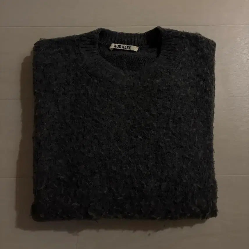[BUNJANG] ORRERY 24FW Brushed Wool Cashmere Silk Knit (Gray, Size 4) / 24fw)오라리 BRUSHED WOOL CASHMERE SILK KNIT