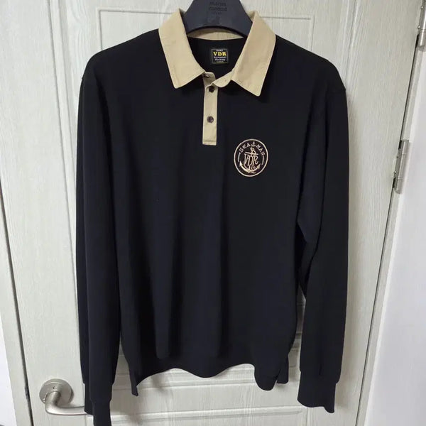 [BUNJANG] BDR Pique Long Sleeve Shirt - Black / 비디알 피케 롱슬리브 L 블랙