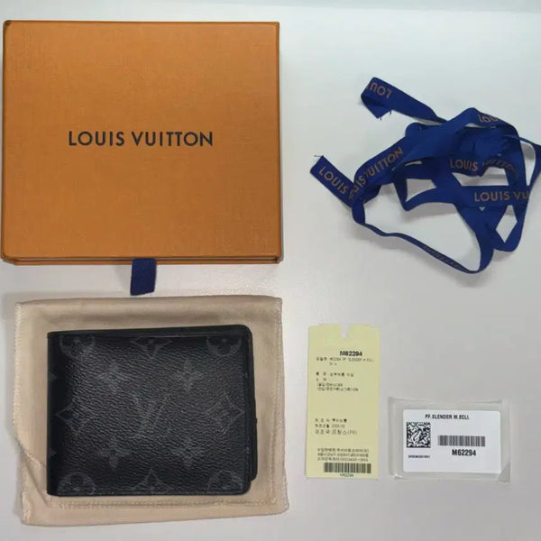 [BUNJANG] Louis Vuitton Monogram Eclipse Slender Wallet Card Holder / 루이비통 이클립스 모노그램 슬렌더 월릿 카드지갑