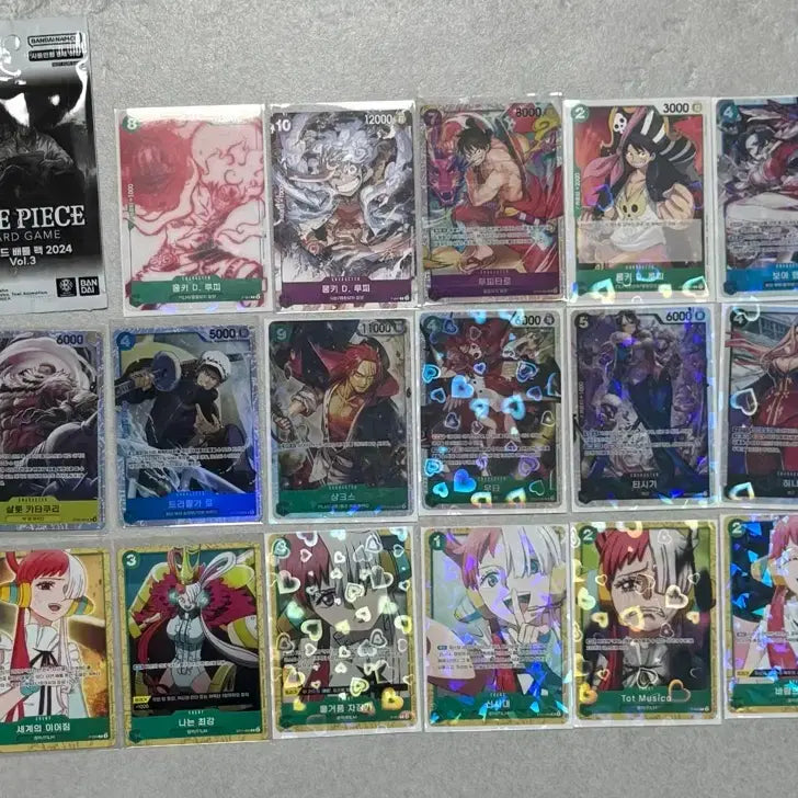 [BUNJANG] One Piece Card Limited Edition Luffy Promo Cards Bundle Set (22 types, Sealed included) / 원피스카드 한정판 루피 프로모카드 등 미개봉 포함 22종 일괄 판매