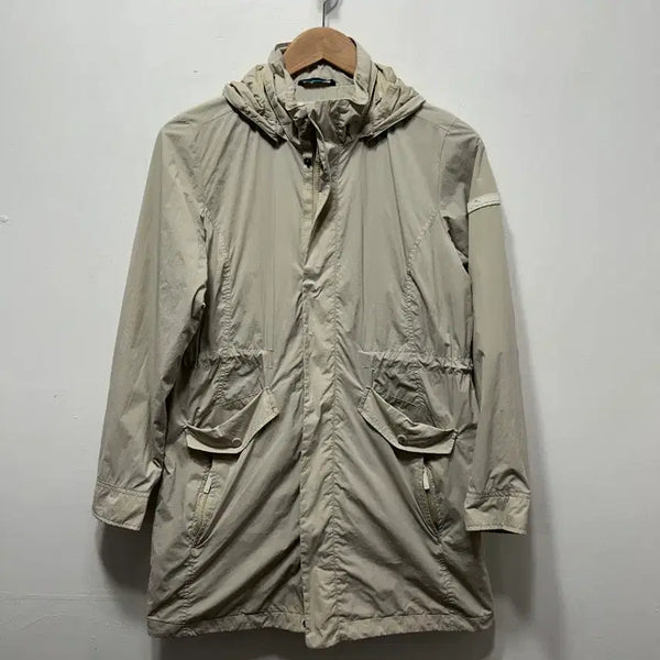 [BUNJANG] Columbia Women's Hooded Field Jacket Beige Size S / 90 / 컬럼비아 등산복 여성 S 베이지색 후드 야상 점퍼