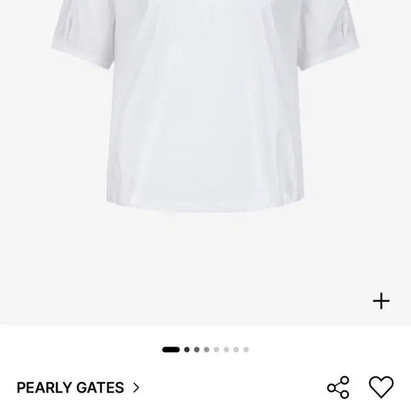 [BUNJANG] G/FORE Women's Logo String Mesh Cooling T-Shirt / 파리게이츠여성로고스트링메쉬냉감티셔츠1(55반-슬림66)