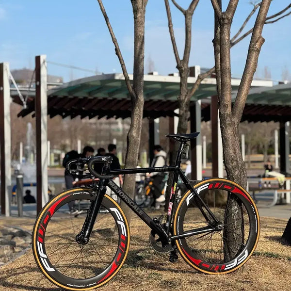 [BUNJANG] Major Scale "Black Pixie" M Size Road Bicycle / 메이저스케일 블랙 픽시 자전거 M사이즈