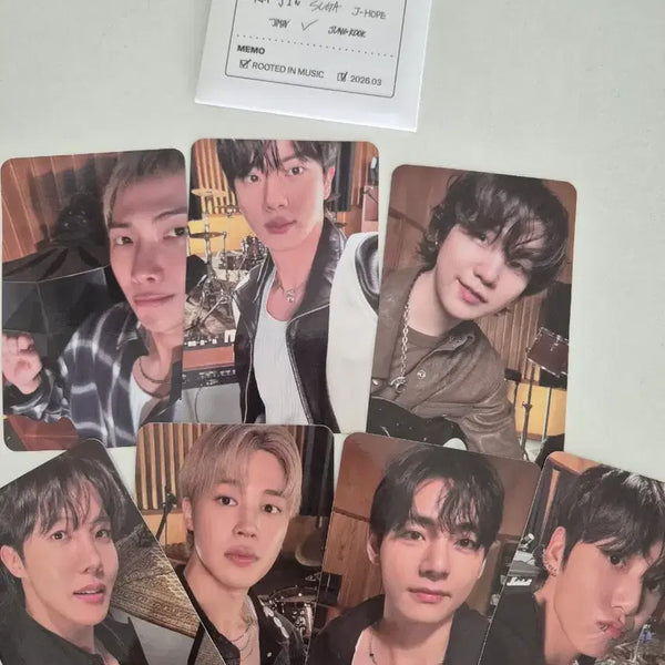 [BUNJANG] BTS Rooted in Music Album Film Photocard / bts 방탄 루트인뮤직 앨범 필름포카