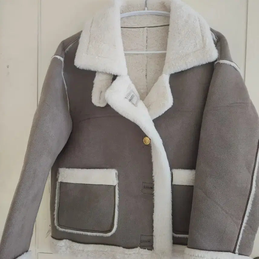 [BUNJANG] Mustang Fur Jacket Brown / 무스탕 퍼 자켓 브라운