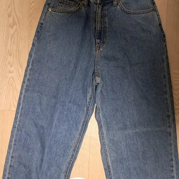 [BUNJANG] SPAO Crop Wide Jeans / 스파오 크롭 와이드진 팝니다