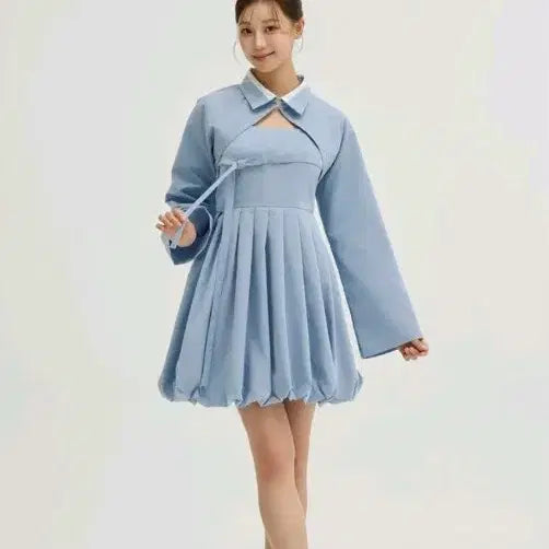 [BUNJANG] Shin Seoul Malgun One-Piece Hanbok Set / 신서울 말군원피스 한복 세트
