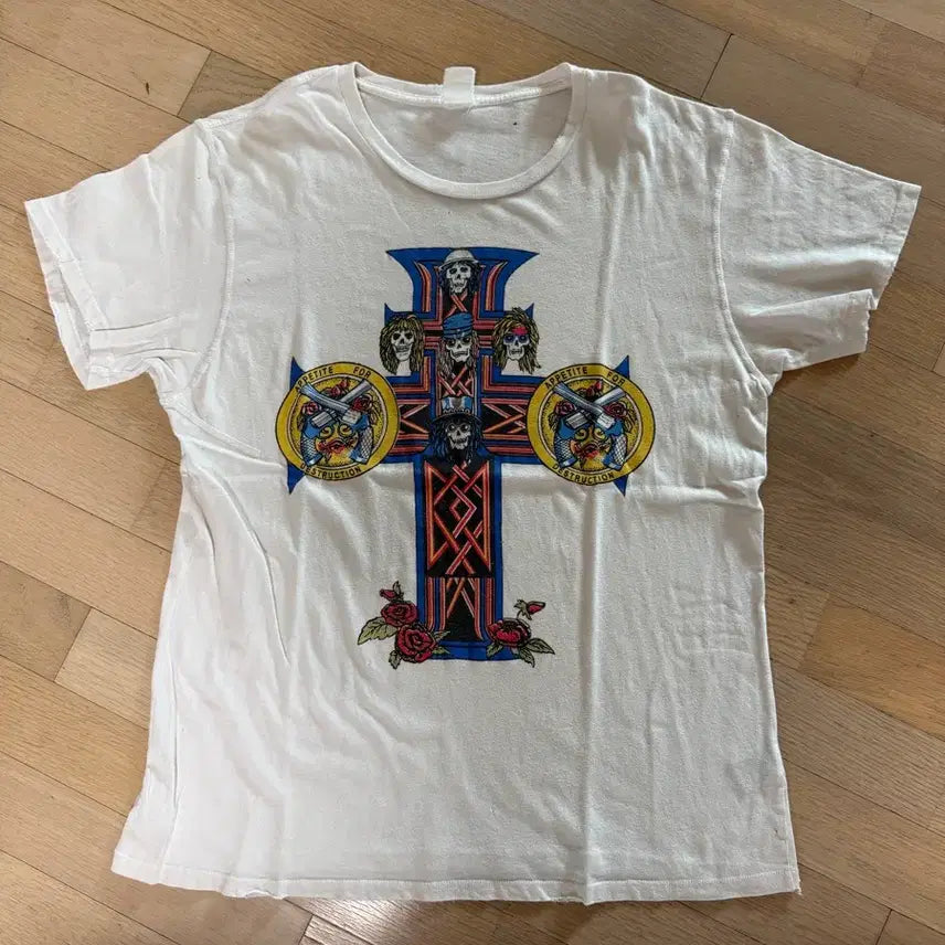[BUNJANG] Madeone Guns N' Roses T-Shirt L / 메이드원 건즈앤로지스 티 L