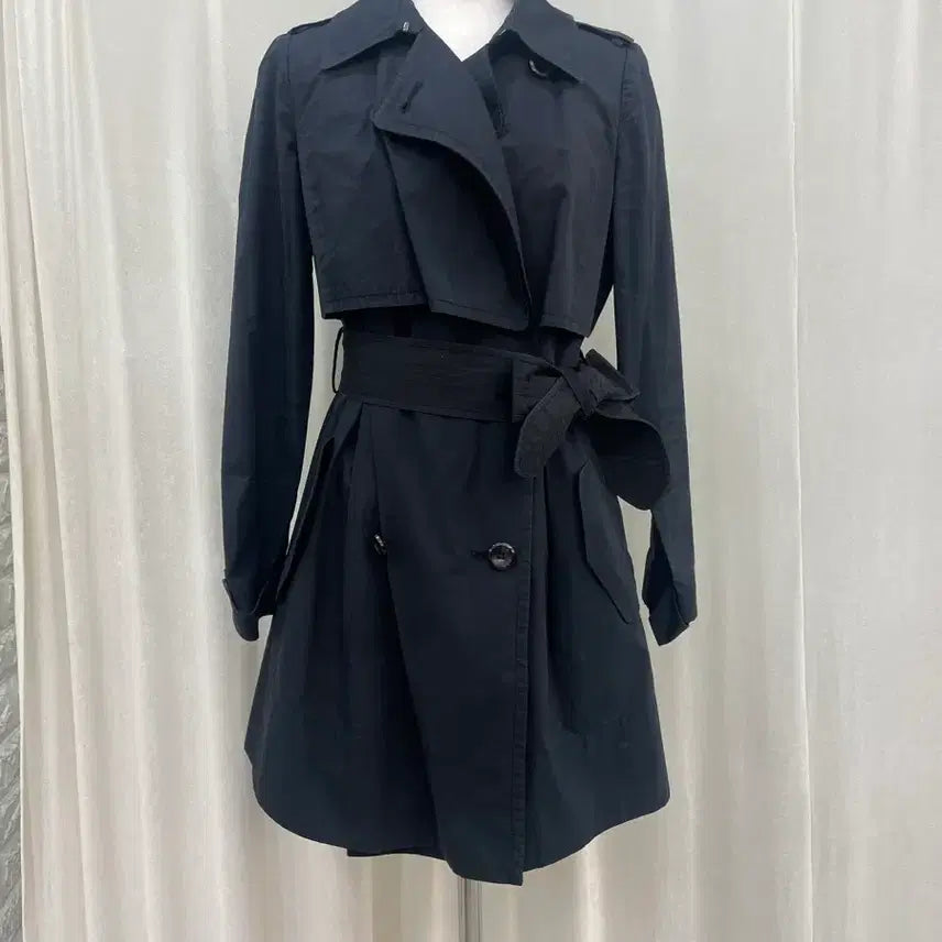 [BUNJANG] JJ JIGOTT Mini Trench Coat with Belt / JJ지고트 미니 트렌치코트 / 슬림핏 / 벨트포함