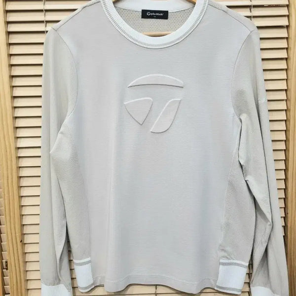 [BUNJANG] TaylorMade Women's Round Neck Knit Sweater (Size 100) / 테일러메이드 여성 T 고주파 라운드 니트 (L)