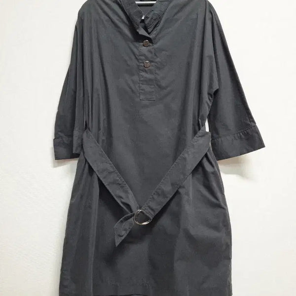 [BUNJANG] M Sense Belted Shirt Dress One Size / 미센스 벨트  원피스 프리
