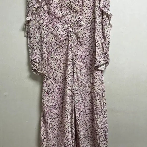[BUNJANG] Lenibon Floral Long Dress Pink / 레니본  봄여른 꽃 플로럴 원피스 핑크. . 이자벨마랑 마쥬 산드로 한섬