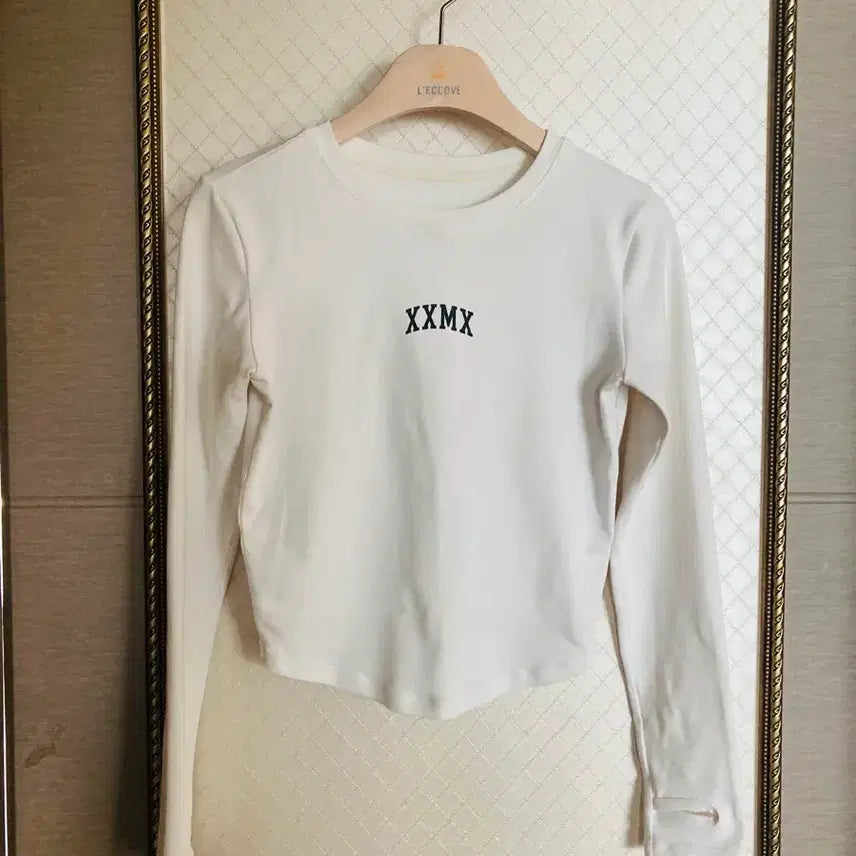 [BUNJANG] XEXYMIX White Long Sleeve Top / 젝시믹스 화이트 롱 슬리브