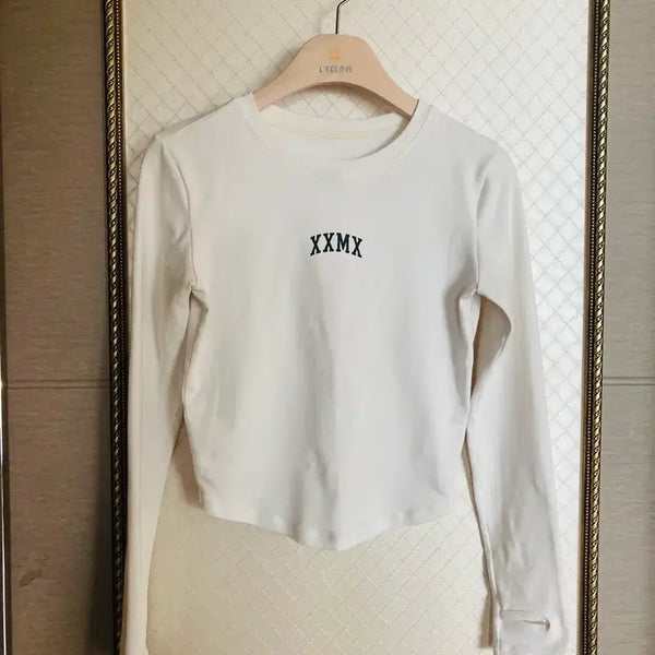[BUNJANG] XEXYMIX White Long Sleeve Top / 젝시믹스 화이트 롱 슬리브