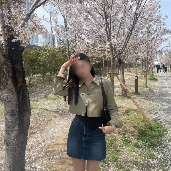 [BUNJANG] HeijiJi Cropped Jacket / 헤이지지 크롭자켓