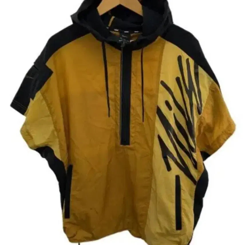 [BUNJANG] Nike Nylon Short Sleeve Hoodie Zip-Up T-Shirt / L약오버 나이키 나일론 반팔 후디 새제품 반팔티 후드 집업
