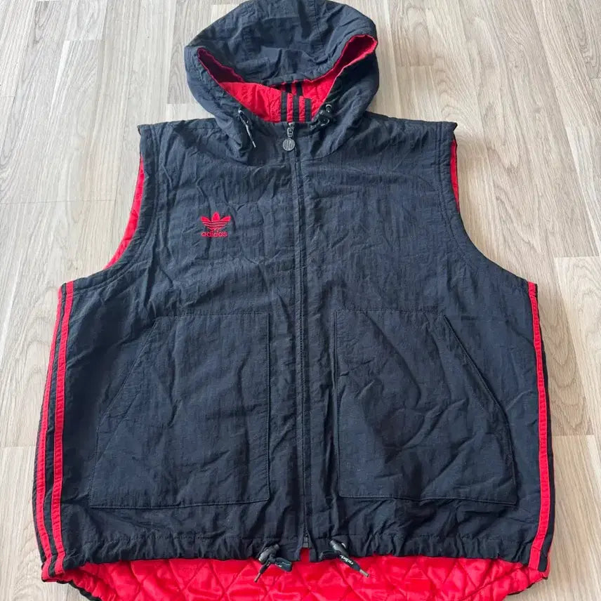 [BUNJANG] Adidas Hooded Vest Size 105 / 아디다스 후드 조끼 105