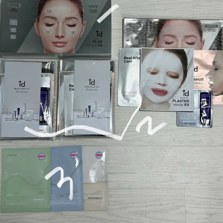 [BUNJANG] IDPL COSMETICS Gypsum Mask + Minus Band + Plus Patch + 119 Mask Pack Set / 아이디플라코스메틱 석고팩+마이너스밴드+플러스패치+119팩 마스크팩