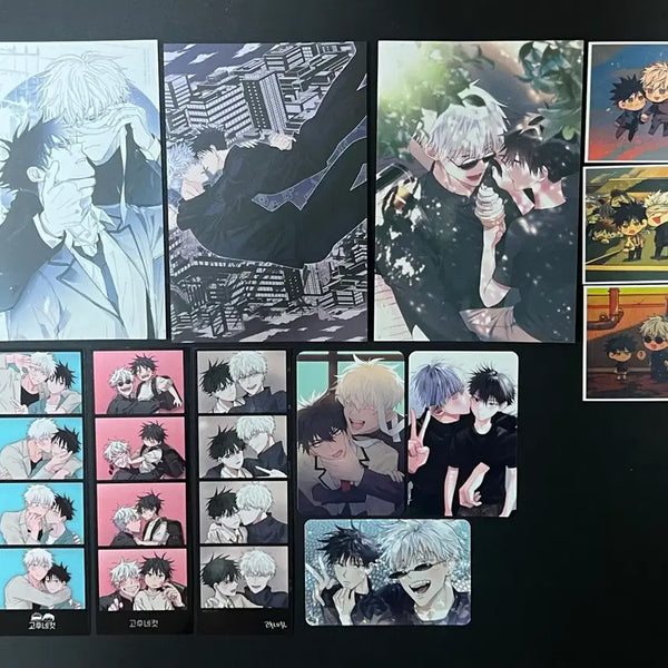 [BUNJANG] Gojo Satoru & Megumi Fushiguro Unofficial Paper Goods Bundle Set / 주술회전 고죠후시 비공굿 지류 일괄