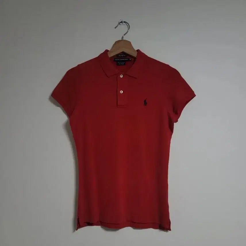 [BUNJANG] Ralph Lauren Golf Women's Red Short-Sleeve Polo Shirt (M) / (M)RALPHLAUREN Golf 랄프로렌 골프 여성 반팔 카라티 레드