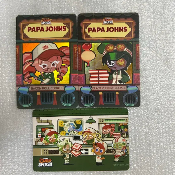 [BUNJANG] Papa John's x Cookie Run Photocard Bundle Set / 파파존스X쿠키런 포토카드 공육회