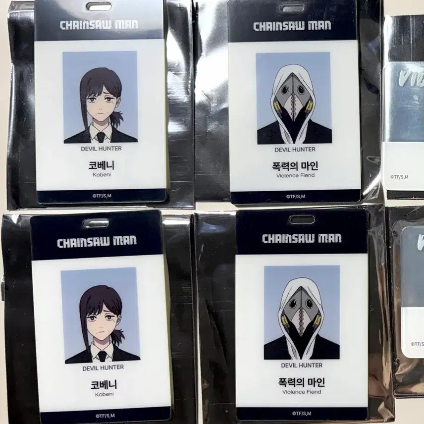 [BUNJANG] Chainsaw Man Pop-Up Badge Set - Koven (Violence x Koven) / [판매] 체인소맨 팝업 아이디 카드 폭력의 마인 코베니 폭력코베