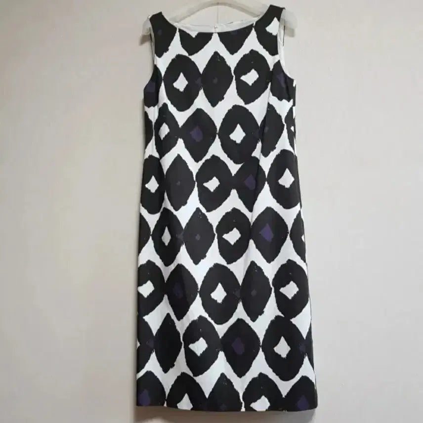 [BUNJANG] Max Mara Black Pattern Midi Dress / MaxMara 블랙 패턴 원피스