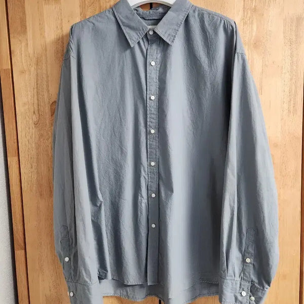 [BUNJANG] Union Blue Laundry Shirt Entrance Grey XL / 유니온블루 런드리 셔츠 엔트런스 그레이 XL