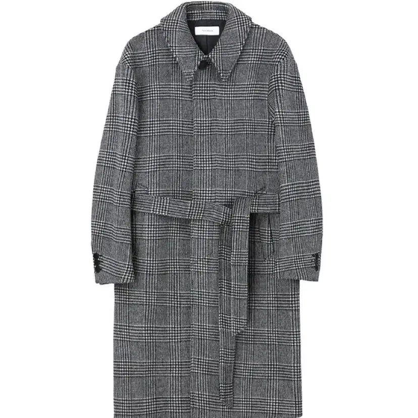 [BUNJANG] TONYWACK Signature Check Balmacaan Mac Coat / 토니웩 시그니처 체크 맥코트 발마칸코트