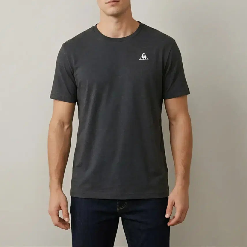 [BUNJANG] Le Coq Sportif Functional Half-Sleeve Round T-Shirt (Men's 105) / [105]르꼬끄 기능성 반팔 라운드티