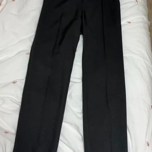 [BUNJANG] Basic Black Slacks / 블랙 기본 슬랙스