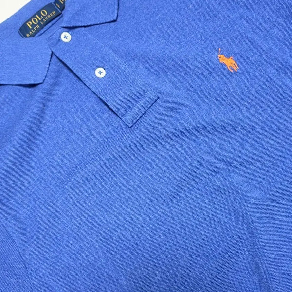 [BUNJANG] Polo Custom Slim Fit Short Sleeve Polo Shirt (Men's S / Women's 66 / Loose Fit 55) / 폴로 커스텀 슬림핏 반팔 카라티 S 남성 55 여성66 루즈핏55