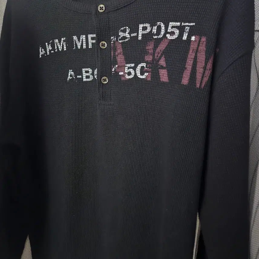 [BUNJANG] ARKAM Henley Neck Long Sleeve Shirt (Size 1) / [개봉 새상품] 아캄 헨리넥 롱슬리브