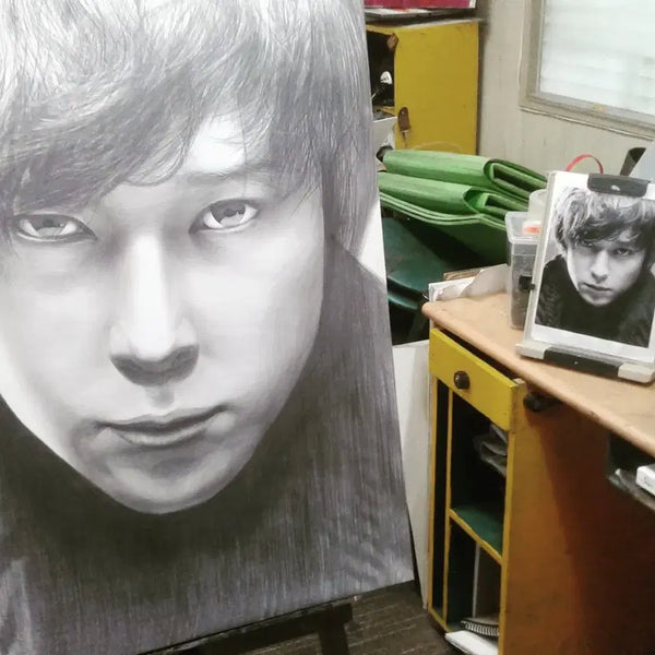 [BUNJANG] Custom Pencil Portrait Drawing / 연필초상화 그려드려요