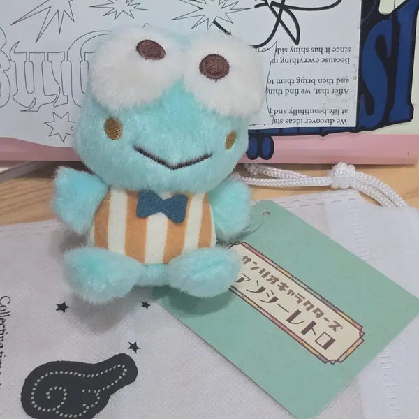 [BUNJANG] Sanrio Keroppi Retro Plush Doll / 산리오 팬시 레트로 케로케로케로피 인형