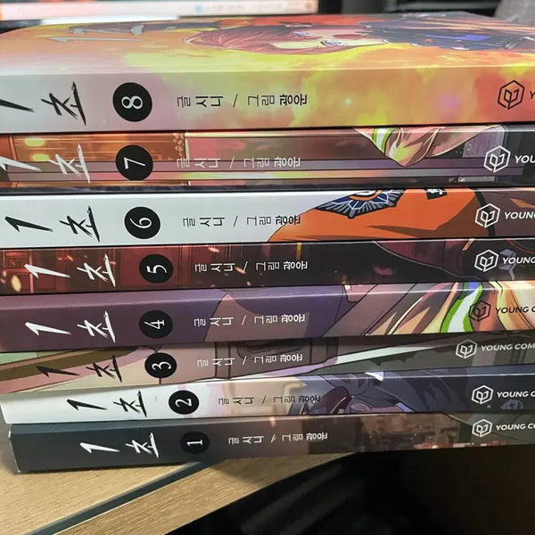 [BUNJANG] YOUNG COM 1-8 Complete Set / 1초 만화책 전권 세트 YOUNG COM