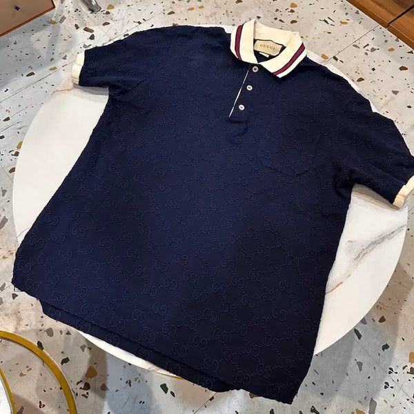 [BUNJANG] Gucci Jacquard Short Sleeve T-Shirt / 신형 구찌 자카드 반팔티 L