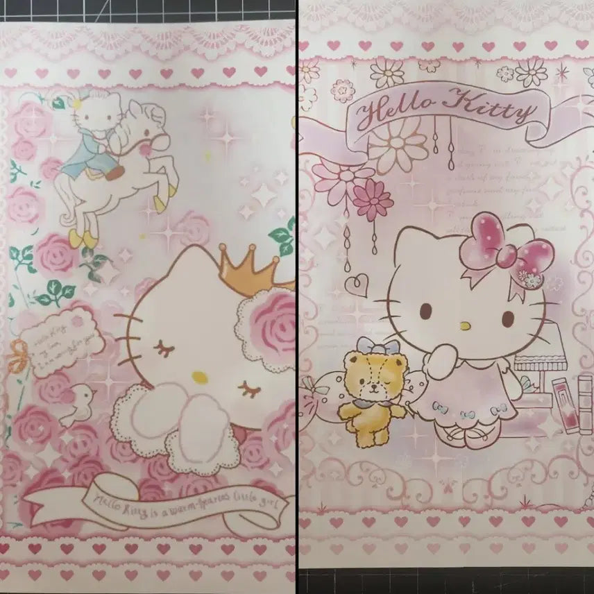 [BUNJANG] Hello Kitty Handmade Envelope 'Sleeping Beauty Kitty' Set / #수봉#포용#판매계 헬로키티 수제봉투_잠자는 숲속의 키티