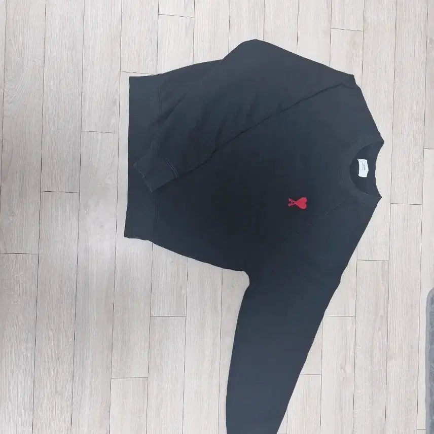 [BUNJANG] AMI Paris Heart Logo Sweatshirt XL / 정품 큐알 아미 하트로고 맨투맨 XL  ami 맨투맨