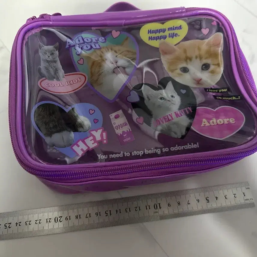 [BUNJANG] Cat Cosmetic Pouch / 고양이 화장품 파우치 4,000원