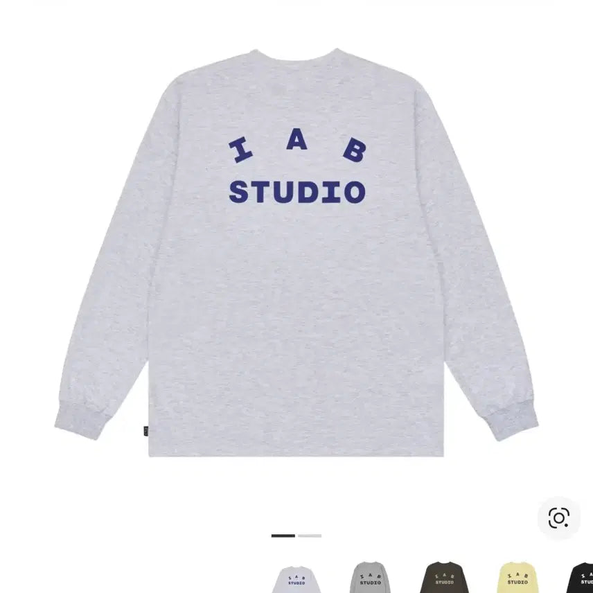 [BUNJANG] IAB Studio Long Sleeve T-shirt Light Grey / 아이앱스튜디오 롱슬리브 라이트 그레이 판매