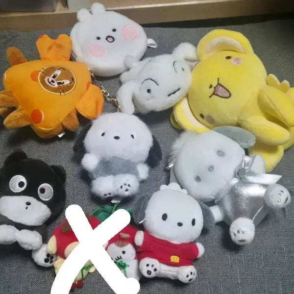 [BUNJANG] Various Character Keyrings / 포차코 인형 키링 톰과제리 케로 토끼찡 흰둥이 키링 팔아요