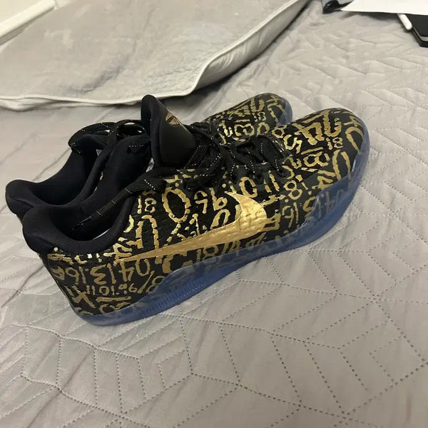 [BUNJANG] Nike Kobe 11 Protro Basketball Shoes - Black/Gold / 나이키 코비 11 프로트로 280